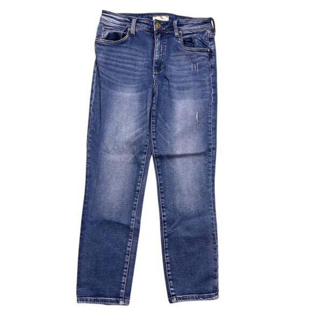 Kut From‎ the Kloth Women's Catherine High Rise Ankle Straight Jeans Size 6 Blue